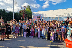 Праздник «Наш двор» от представителей Молодежной палаты прошел в Вороново 