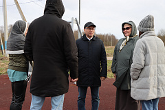 В деревне Лыковка прошел обход территории
