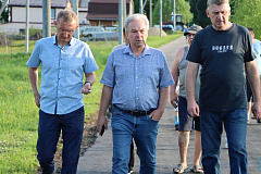 В деревне Рождественно состоялся обход территории 
