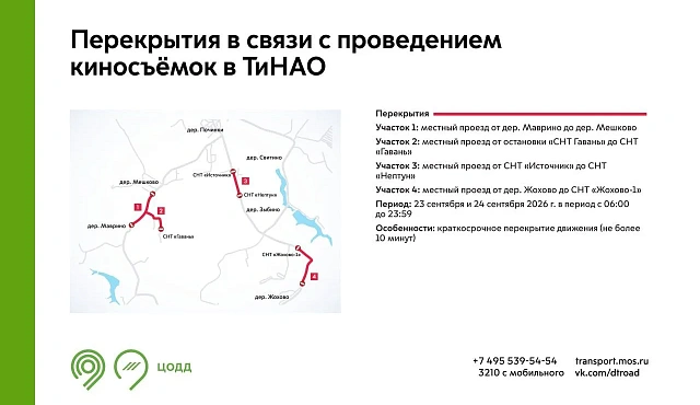 Временное перекрытие движения