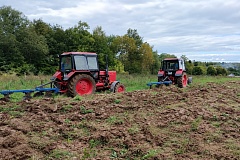 В Вороново приступили к сезонной противопожарной опашке