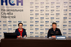 Начальник Управления вневедомственной охраны столичного главка Росгвардии принял участие в брифинге, посвящённом мерам безопасности в новогодний период