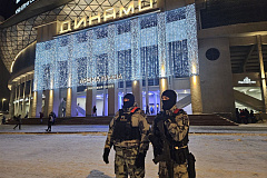 В Москве росгвардейцы обеспечили безопасность матча КХЛ «Динамо» - «Северсталь» 