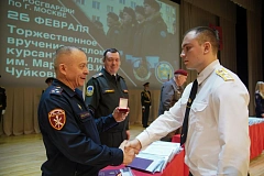В столичном главке Росгвардии прошел торжественный выпуск курсантов подшефного колледжа 